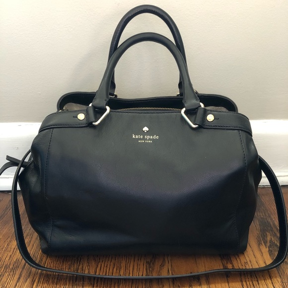 kate spade Handbags - Kate Spade Black Leather Shoulder Bag
